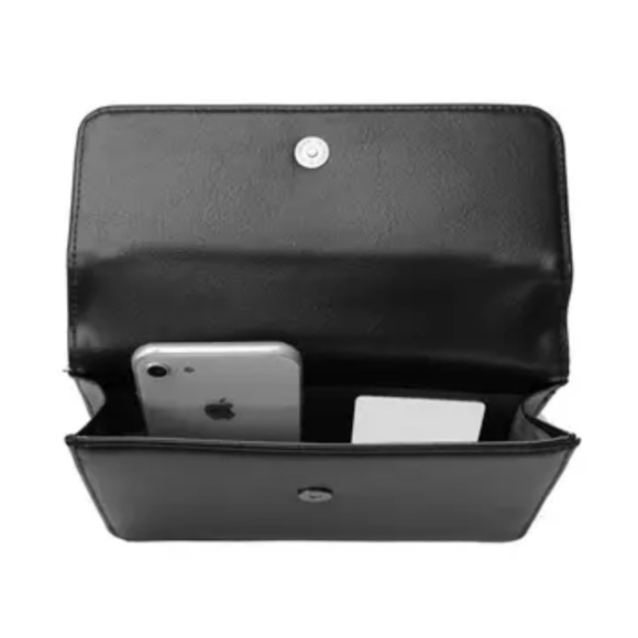 PIXIE MOOD – Jane 2-in-1 recycled vegan leather crossbody | Black * - Picture 5 of 7